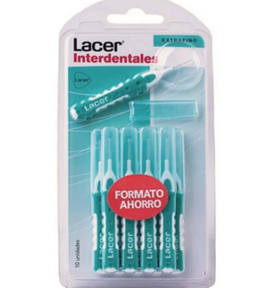 Cepillo Interdental - Lacer (extrafino Recto 10 Unidades) - Lacer Laboratorios Sa