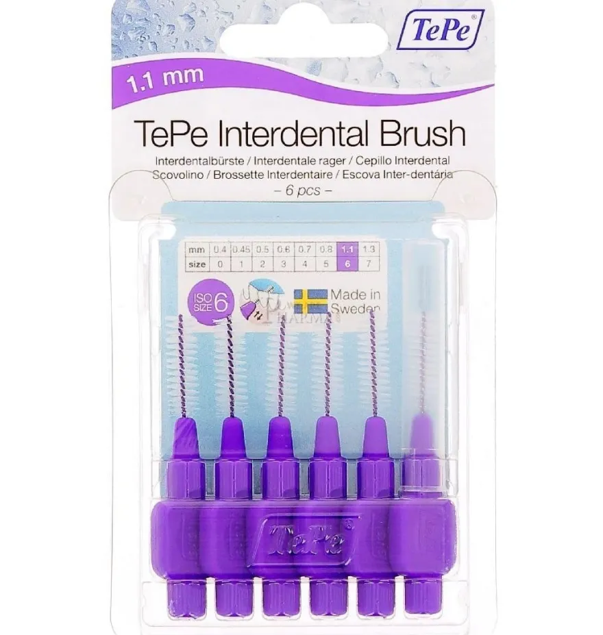 Cepillo Interdental - Tepe (1.1 mm Morado) - Inibsa
