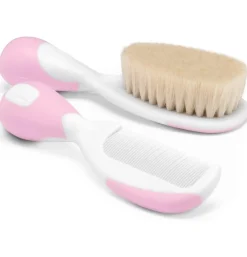 Cepillo y Peine Infantil - Chicco Pelo Natural (rosa) - Chicco Española - Infantil