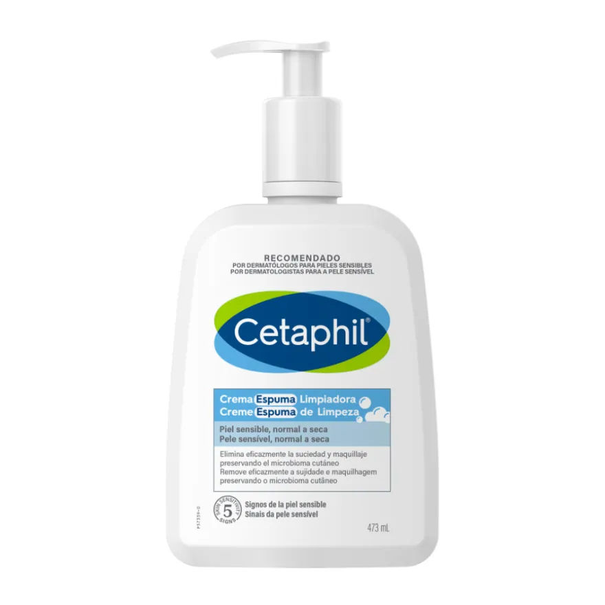 Cetaphil Crema Espuma Limpiadora, 473 ml. - Galderma