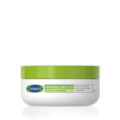 Cetaphil Crema Facial Hidratante de Noche con Ácido Hialurónico, 48 ml. - Galderma