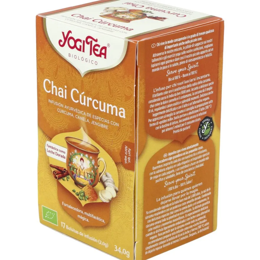 Chai Curcuma 17infusiones - Yogi Tea