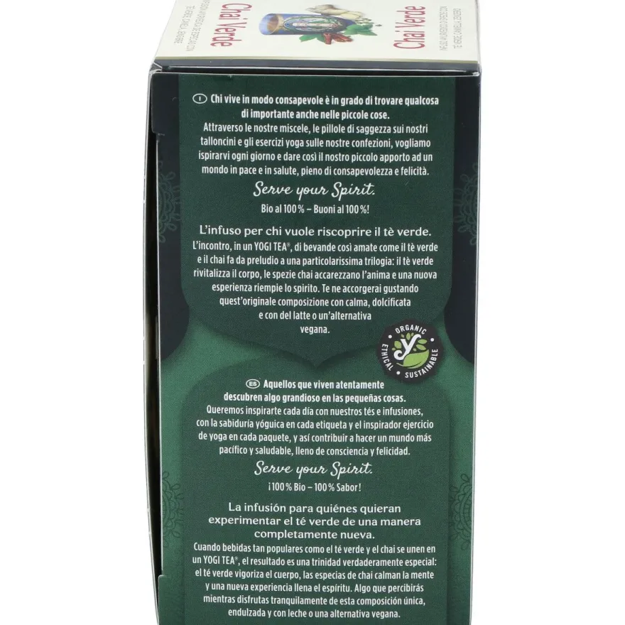 Chai Verde 17infusiones - Yogi Tea