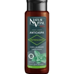 Champú Anticaspa Refrescante Cabello Graso 300ml - Naturvital