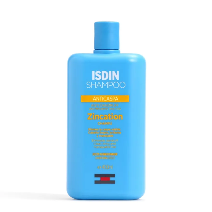 Champú Anticaspa Zincation, 400 ml. - Isdin