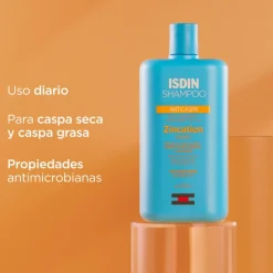 Champú Anticaspa Zincation, 400 ml. - Isdin
