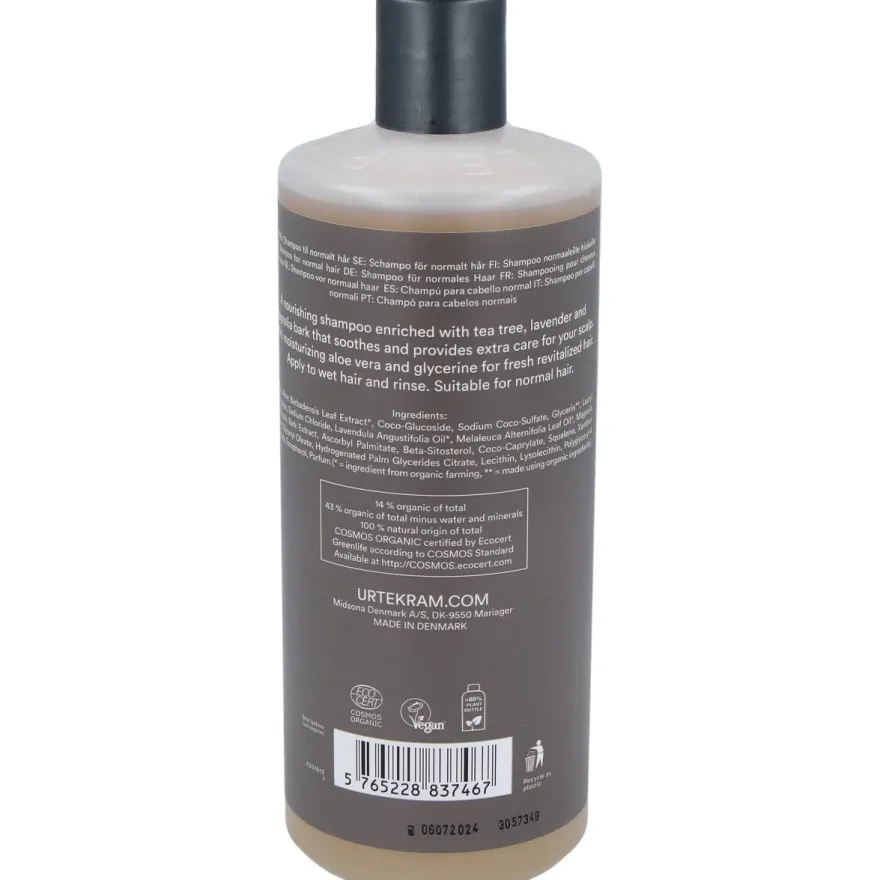 Champú Arbol del Te Antibacterial 500ml - Urtekram