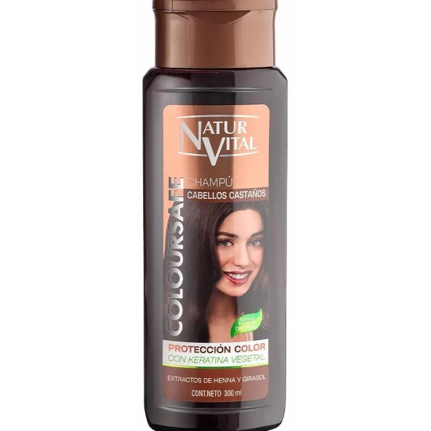 Champú Color Castaño 300ml - Naturvital