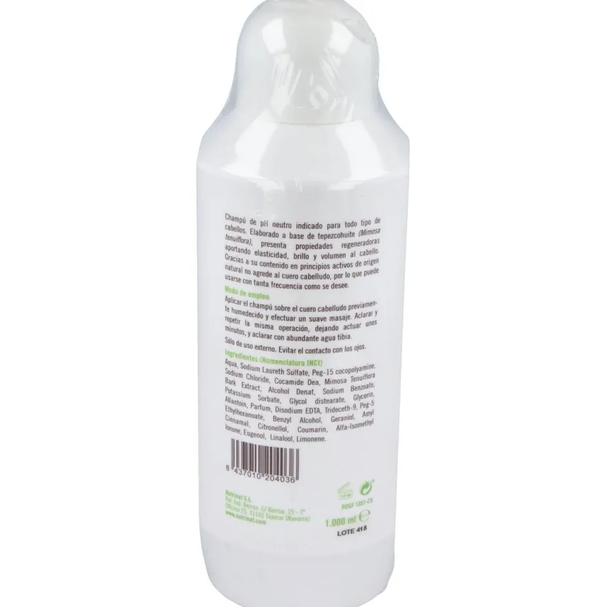 Champú Regenerador Tepezcohuite 1litro - Nutrinat