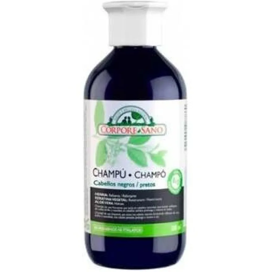 Champu Henna Negro 300 ml - Corpore Sano