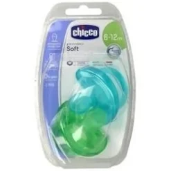 Chicco Chupete Physio Soft Silicona +12 Meses Rosa, 2 Uds - Otras Marcas