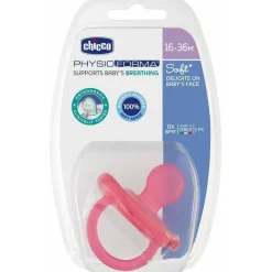 Chicco® Chupete Silicona Physio Soft Anatómico +12 Meses 1Ud Rosa
