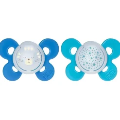 Chicco Physio Comfort Chupete De Silicona De 16-36 Meses Tonos Azules, 2 Unidades