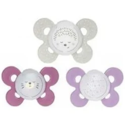 Chicco Physio Comfort Chupete De Silicona De 16-36 Meses Tonos Rosas, 2 Unidades