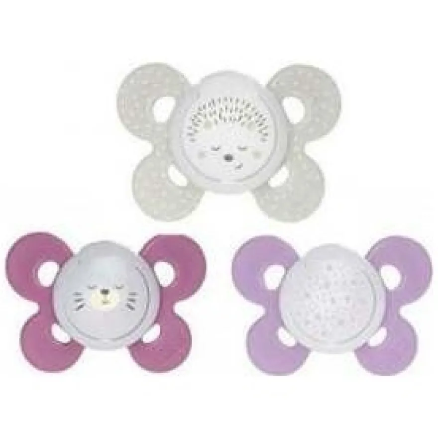 Chicco Physio Comfort Chupete De Silicona De 16-36 Meses Tonos Rosas, 2 Unidades
