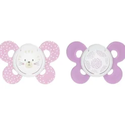 Chicco Physio Comfort Chupete De Silicona De 6-16 Meses Tonos Rosas, 2 Unidades