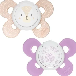 Chicco Physio Comfort Chupete De Silicona De 6-16 Meses Tonos Rosas, 2 Unidades