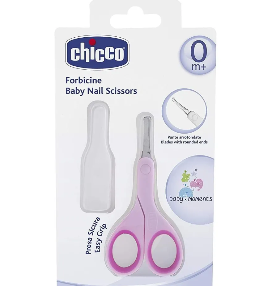 Chicco Tijeras Seguridad Uñas (recien Nacido Rosa) - Chicco Española - Infantil
