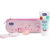Chic Set Cuidado Oral Fluor 6 - 36m Rosa - Chicco