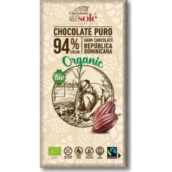 Chocolate Negro 94% 100g - Chocolates Sole
