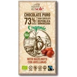 Chocolates Sole Chocolate Negro Con Avellanas 73% 150G