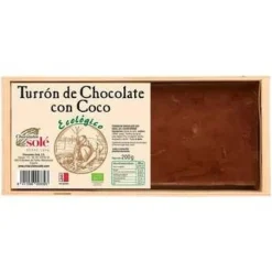 Chocolates Solé Turrón De Chocolate Con Coco Bio 200G