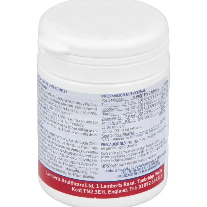 Choline Liver Complex Complejo De Colina 60Comp.