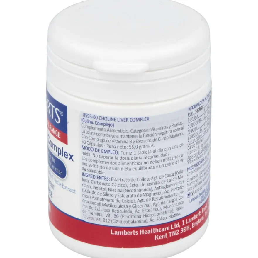Choline Liver Complex Complejo De Colina 60Comp.