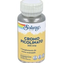 Chromium Picolinate 200 50 Tabletas - Solaray