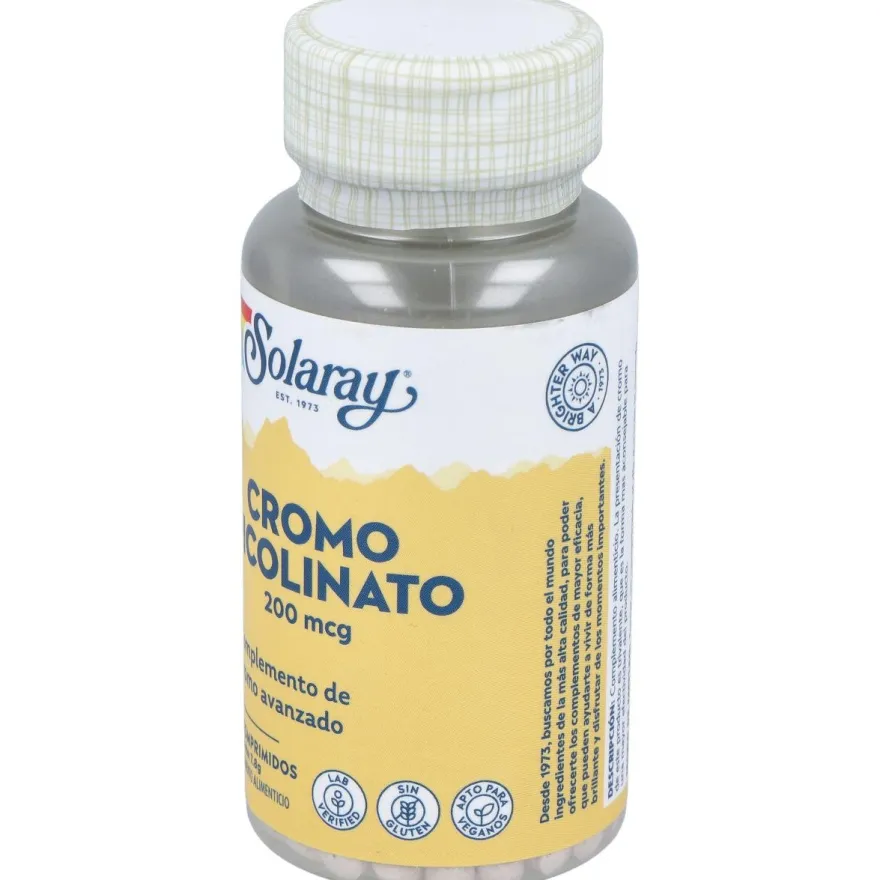 Chromium Picolinate 200 50 Tabletas - Solaray