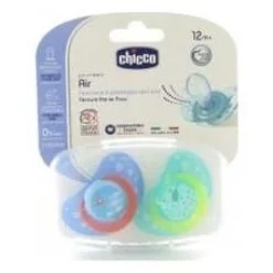 Chupete Physio Soft Todogoma Silicona Azul - Verde 2uds - Chicco