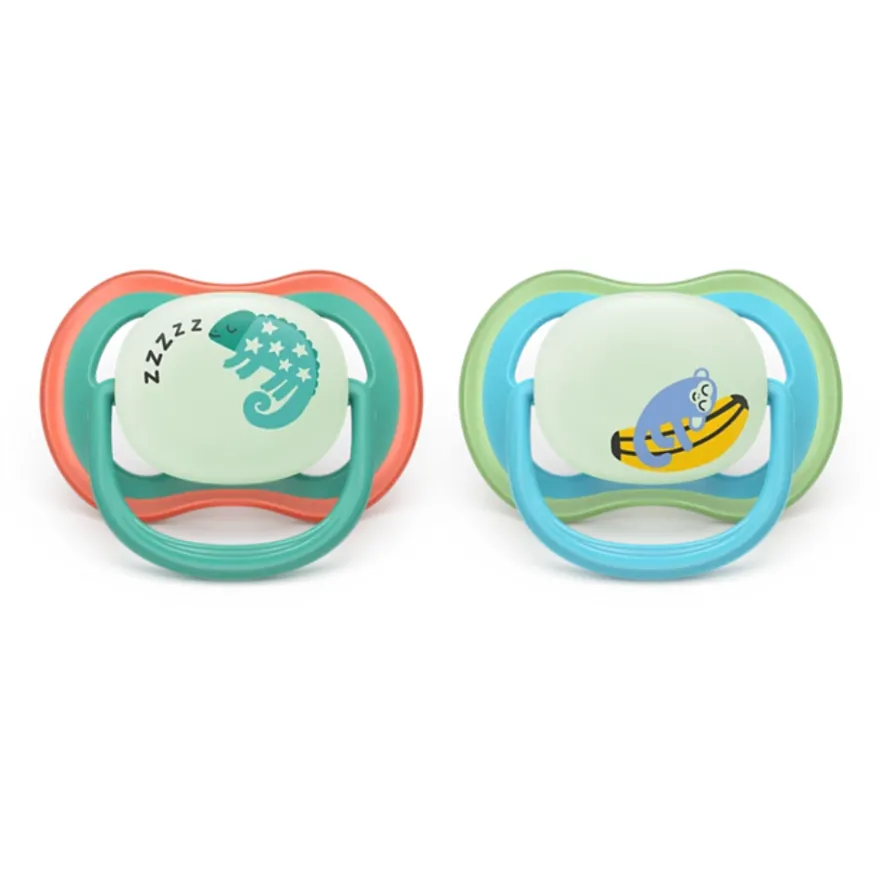 Chupete Ultra Air Nighttime, Niño 6-18 Meses. - Philips Avent