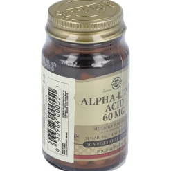 Ácido Alfa - Lipoico 60mg 30vcaps - Solgar