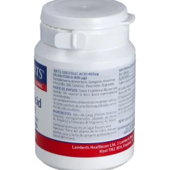 Ácido Fólico 400g 100 Tabletas - Lamberts