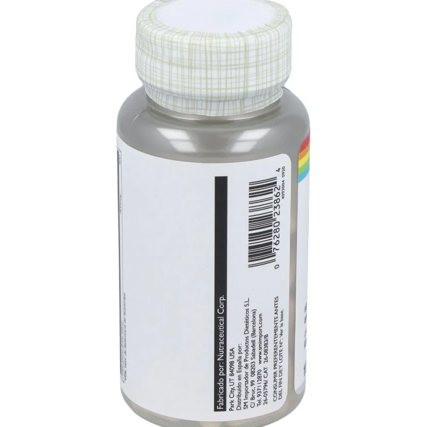Ácido Folico 800mcg. 100cap - Solaray