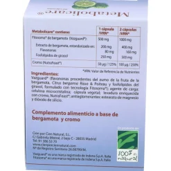 Cien Por Cien Natural Metabolicare 60 Capsulas