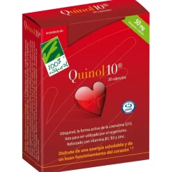 Cien Por Cien Quinol-10 30 Cápsulas 50Mg