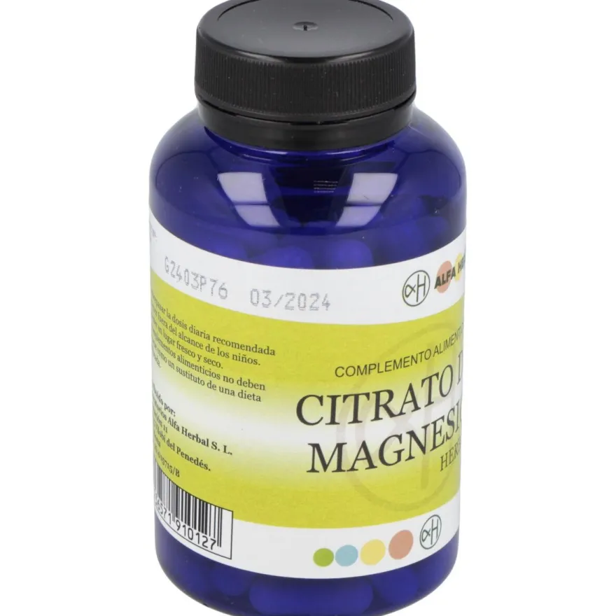 Citrato de Magnesio 90caps - Alfa Herbal