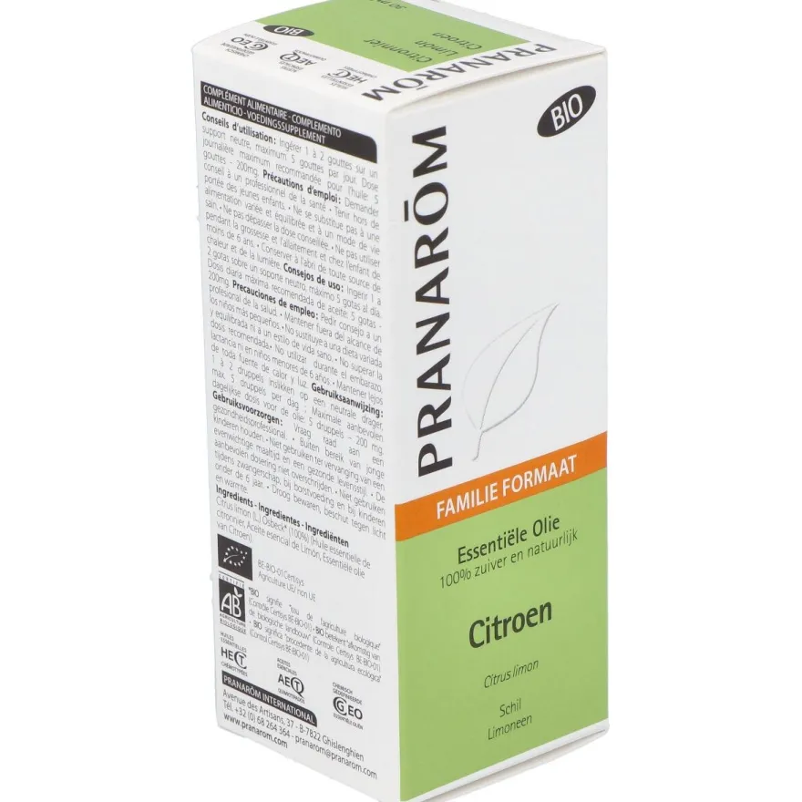 Citronn Zeste Pranarom He Bio 30ml - Pranarom