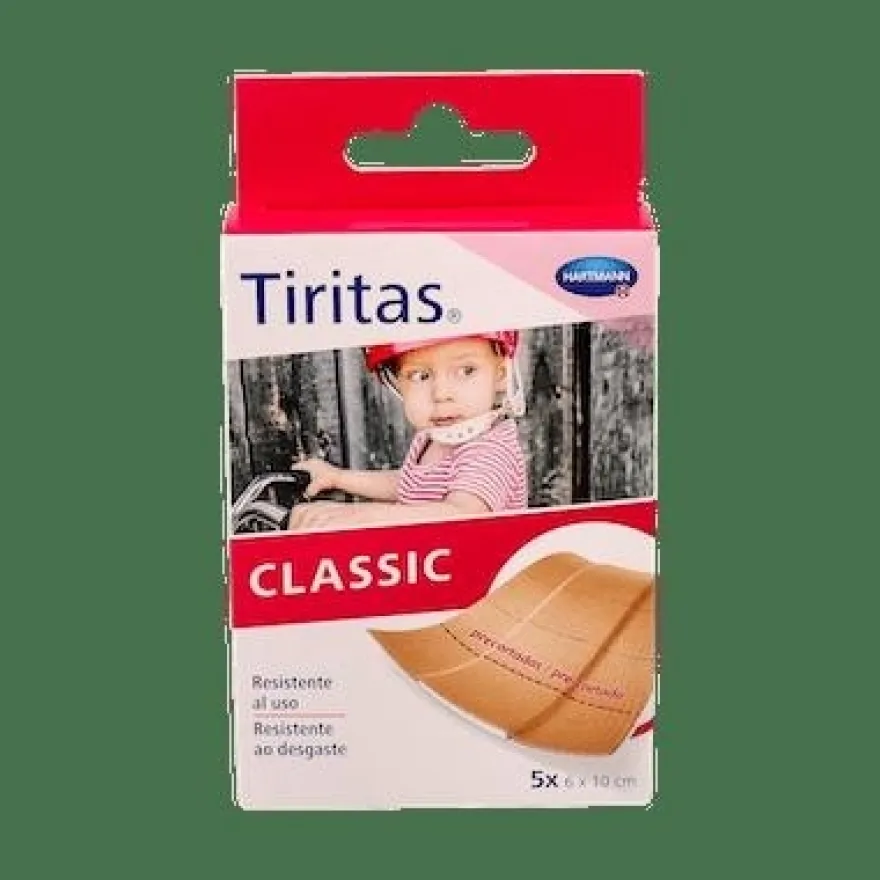 Classic Apósito Adhesivo Precortado 6 X 10 Cm, 5 Uds - Tiritas