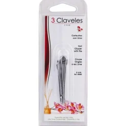 3 Claveles Cortauñas con Lima 6cm 1ud - Tresclaveles