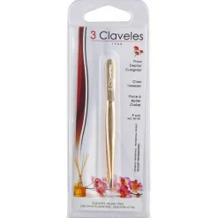 3 Claveles Pinza Cangrejo Punta Oro 9Cm 1Ud
