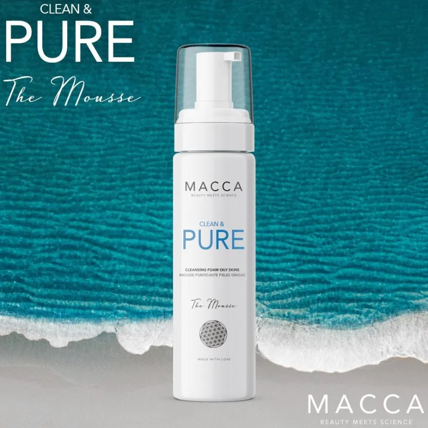 Clean y Pure Cleansing Foam Oily Skins 200ml - Macca