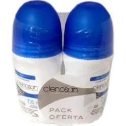 Clenosan Duplo Desodorante Mineral Roll-On 2X75Ml.