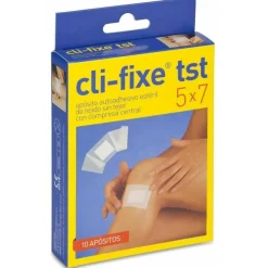 Cli - Fixe Tst Apósito Estéril 5 cm X 7 Cm, 10 Unidades - Corefar