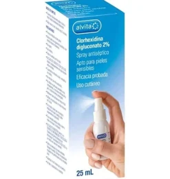 Clorhexidina 2% Alvita, Spray 25 ml - Alliance Healthcare