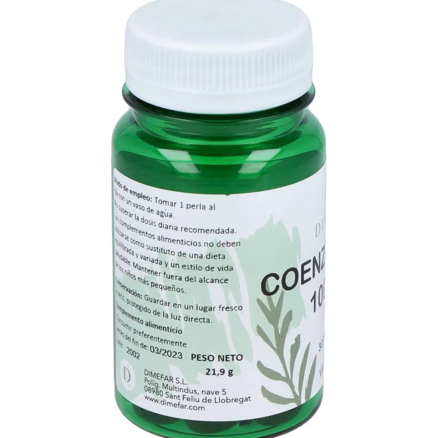 Coenzima Q 10 Plus 30 Perlas - Dimefar