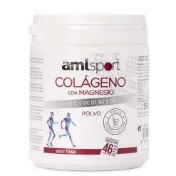 Colageno Con Magnesio + Vit C + Vit B1, B2 Y B6 Polvo Sabor Fresa, 350 g. - Ana Maria Lajusticia