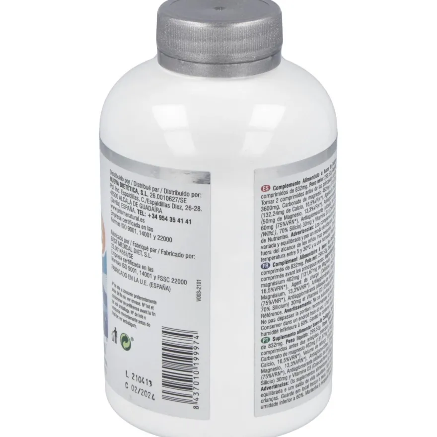 Colagen + Silicio Orgánico, con Magnesio y Calcio 360 Comprimidos - Prisma Natural