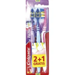 Colgate Zig Zag Cepillo Dientes Medium 3Uds